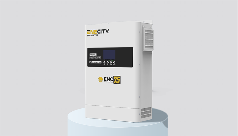 ENECITY ENC75 7500W Hybrid Solar Inverter | Off-Grid & Hybrid Dual Mode | Unlimited Load Capacity | Core Unit for Residential & Commercial Energy Storage